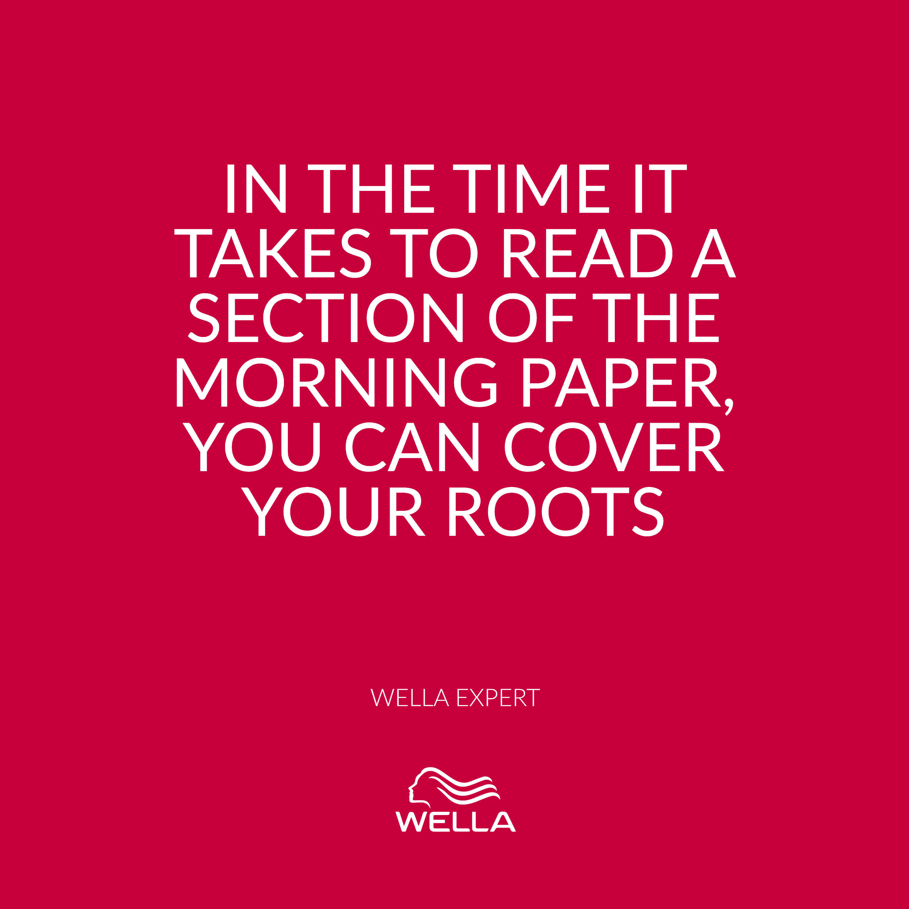 Cover roots and make your color last longer Wella